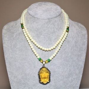 Pearl Buddha Necklace